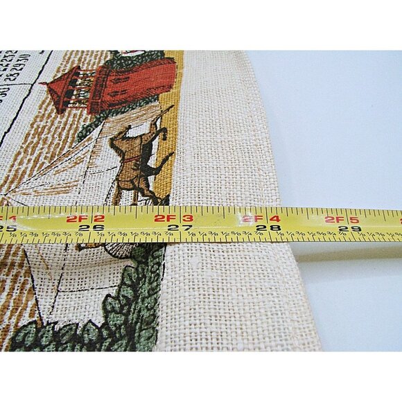 Vintage Kay Dee 1976 Tea Towel County Fair Sewell Jackson NOS Linen Calendar NIB - Picture 12 of 12